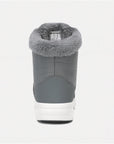 Dannto women‘s dark gray winter snow Boots shown from the back