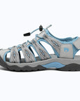 Dannto women's trailport H2 sandal beige shown from the side