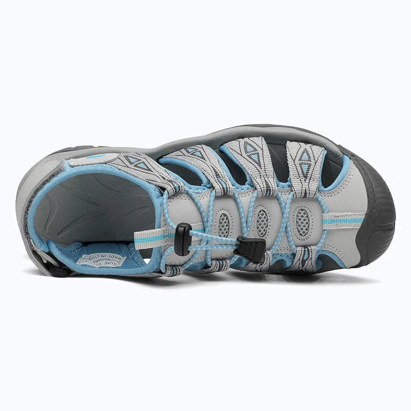 Dannto women's trailport H2 sandal beige shown from the top