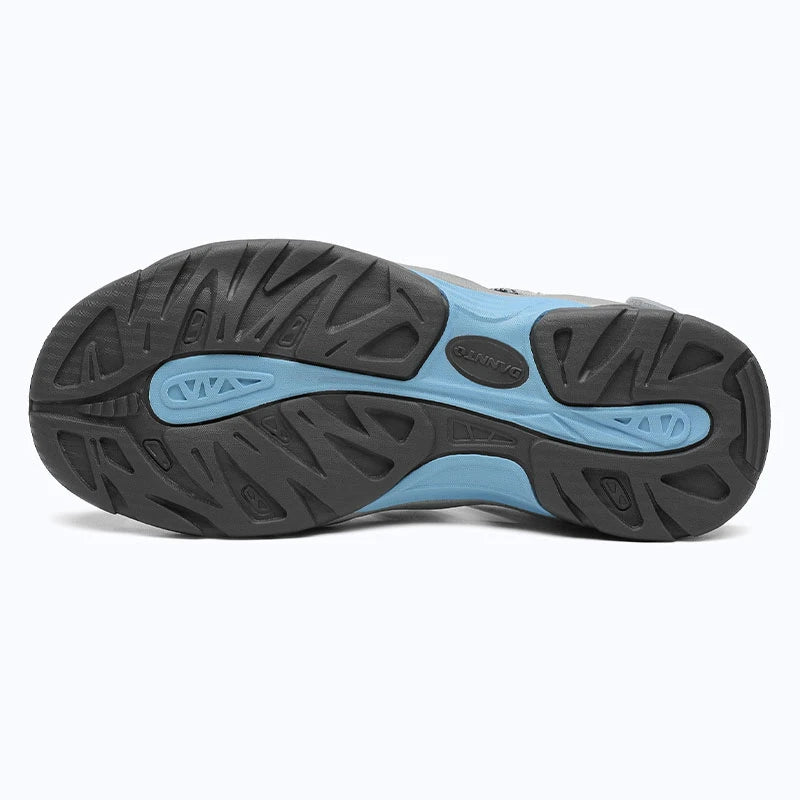 Dannto women's trailport H2 sandal blue shown from the bottom