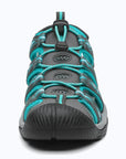 Dannto women's trailport H2 sandal dark gray shown from the front