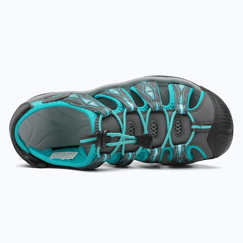 Dannto women's trailport H2 sandal dark gray shown from the top