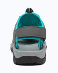 Dannto women's trailport H2 sandal dark gray shown from the back
