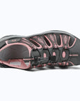 Dannto women's trailport H2 sandal gray pink shown from the top