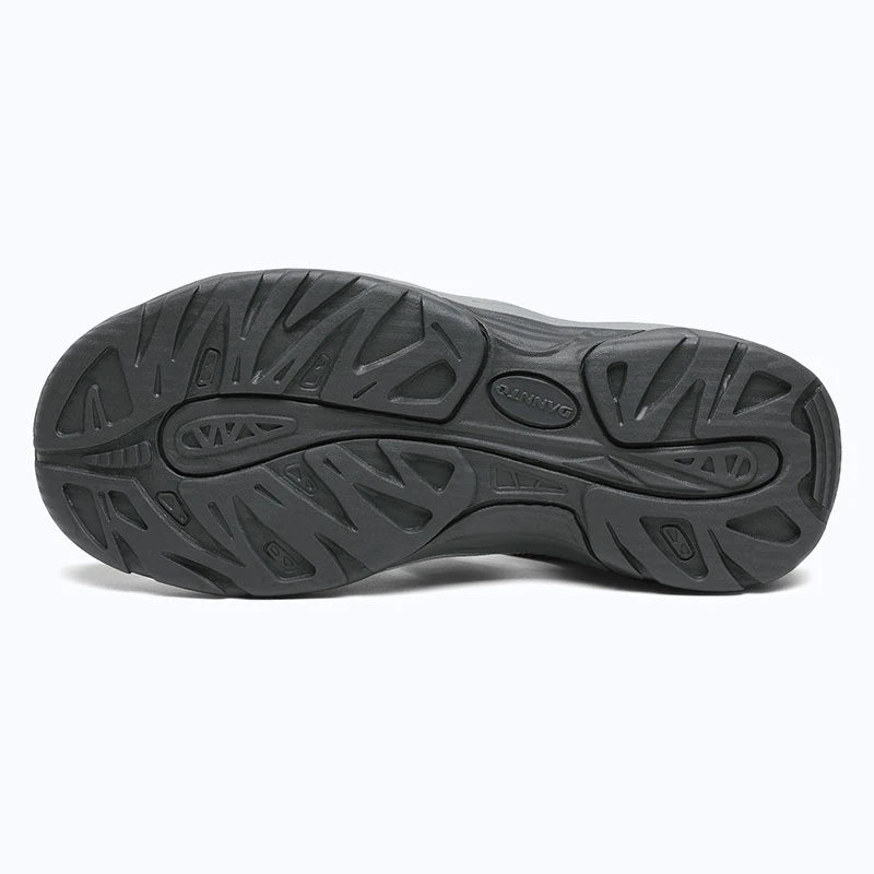 Dannto women's trailport H2 sandal gray pink shown from the bottom