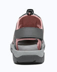 Dannto women's trailport H2 sandal gray pink shown from the back