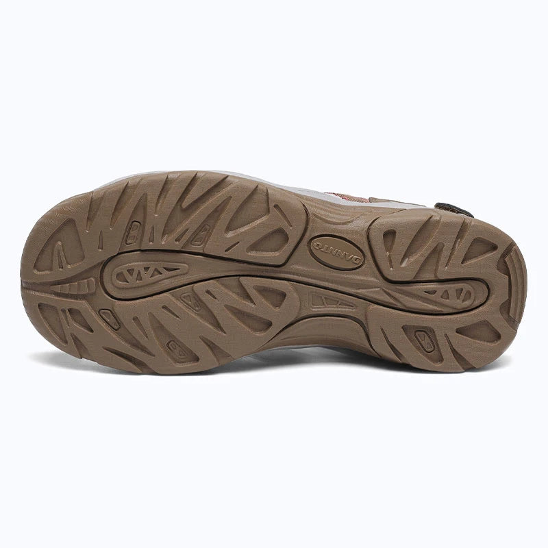 Dannto women's trailport H2 sandal khaki shown from the bottom