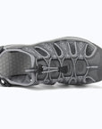 Dannto women's trailport H2 sandal medium gray shown from the top
