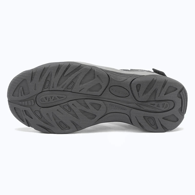 Dannto women's trailport H2 sandal medium gray shown from the bottom