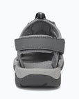 Dannto women's trailport H2 sandal medium gray shown from the back