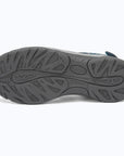 Dannto women's trailport H2 sandal navy blue shown from the bottom