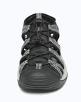Dannto women's hiking sandals S2 black shown from the front