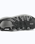 Dannto women's hiking sandals S2 black shown from the top
