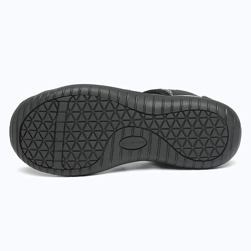 Dannto women's hiking sandals S2 black shown from the bottom
