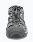 Dannto women's closed toe hiking sandals S2 gray shown from the front