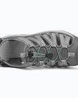Dannto women's closed toe hiking sandals S2 gray shown from the top