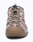 Dannto women's closed toe hiking sandals S2 khaki shown from the front