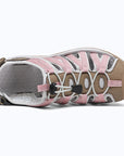 Dannto women's closed toe hiking sandals S2 khaki shown from the top