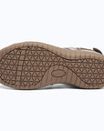 Dannto women's closed toe hiking sandals S2 khaki shown from the bottom