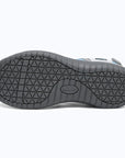 Dannto women's closed toe hiking sandals S2 white blue shown from the bottom