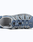 Dannto women's closed toe hiking sandals S2 blue shown from the top