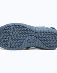 Dannto women's closed toe hiking sandals S2 blue shown from the bottom