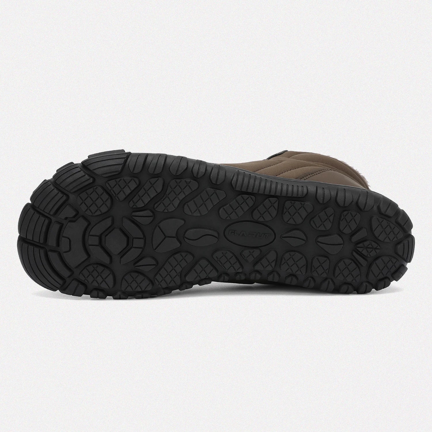 Dannto unisex‘s coffee winter snow Boots shown from the botton