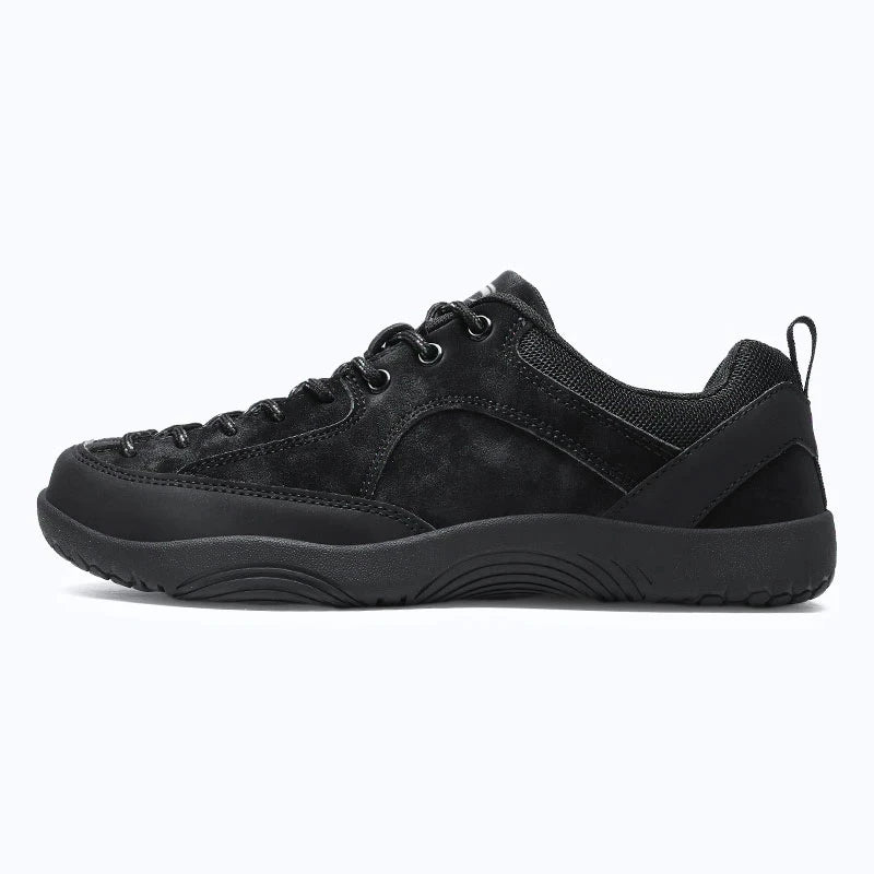 Dannto Veld I - Men's and Women's Wide Toe Box Barefoot Shoes black shown from the side