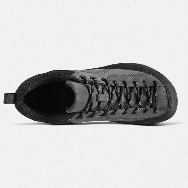 Dannto Veld I - Men's and Women's Wide Toe Box Barefoot Shoes gray  shown from the top