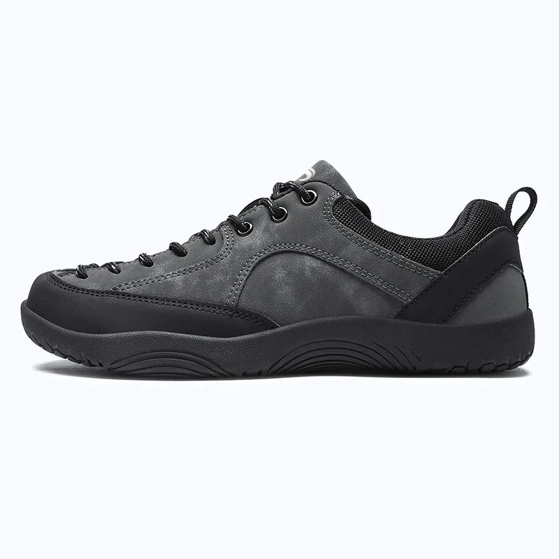 Dannto Veld I - Men's and Women's Wide Toe Box Barefoot Shoes gray  shown from the side