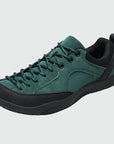 Dannto men's green wide toe outdoor sneakers from a three quarter view
