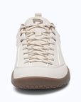 Dannto Veld I - 3E wide toe box barefoot shoes beige shown from the front