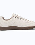 Dannto Veld I - 3E wide toe box barefoot shoes beige shown from the inside