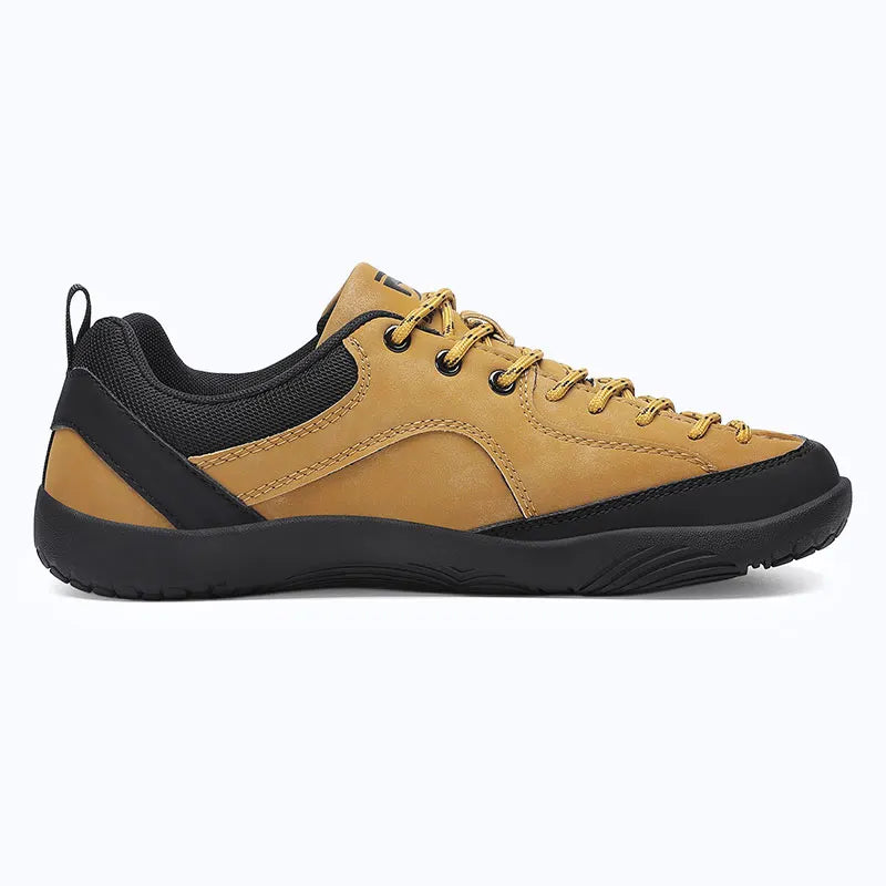 Dannto Veld I - 3E wide toe box barefoot shoes green shown from the inside