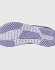 Gliss II - purple wide toe box barefoot shoes for women shown from the bottom
