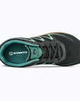 Gliss II - black wide toe box barefoot shoes for women shown from the top