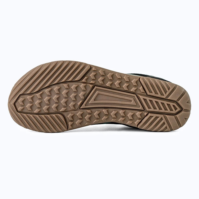 Gliss II - black wide toe box barefoot shoes for women shown from the bottom