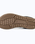 Gliss II - black wide toe box barefoot shoes for women shown from the bottom