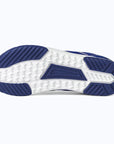Gliss II - blue wide toe box barefoot shoes for women shown from the bottom