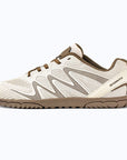 Gliss II - khaki wide toe box barefoot shoes for women shown from the side