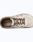 Gliss II - khaki wide toe box barefoot shoes for women shown from the top