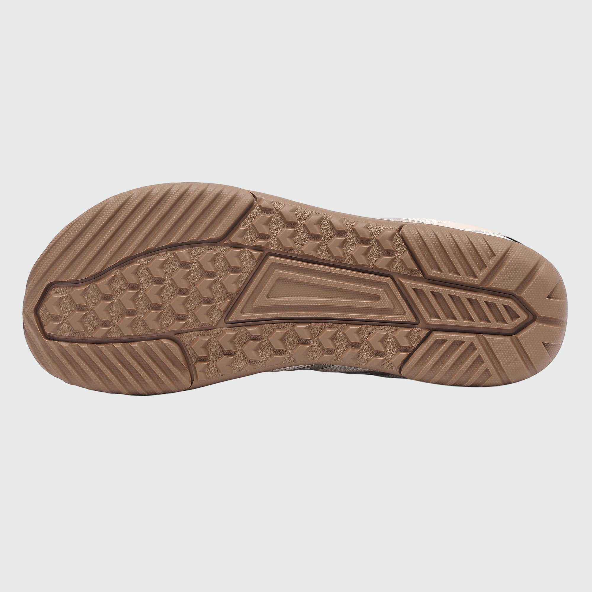 Gliss II - khaki wide toe box barefoot shoes for women shown from the bottom