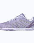 Gliss II - purple wide toe box barefoot shoes for women shown from the side