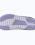 Gliss II - purple wide toe box barefoot shoes for women shown from the bottom