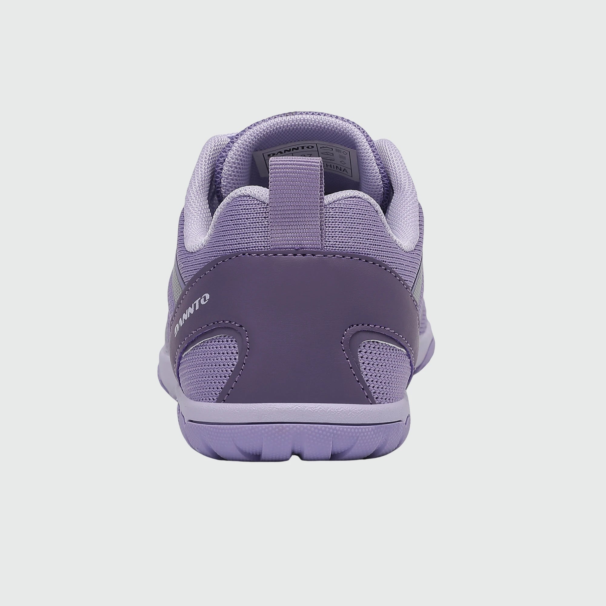 Gliss II - purple wide toe box barefoot shoes for women shown from the back