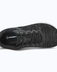 Gliss II Pro - black wide toe box barefoot shoes for women shown from the top