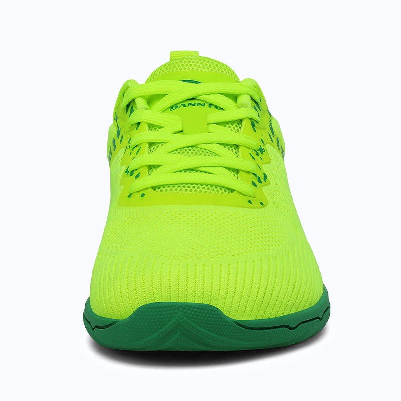 Gliss II Pro - green wide toe box barefoot shoes for women shown from the front