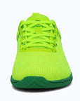 Gliss II Pro - green wide toe box barefoot shoes for women shown from the front