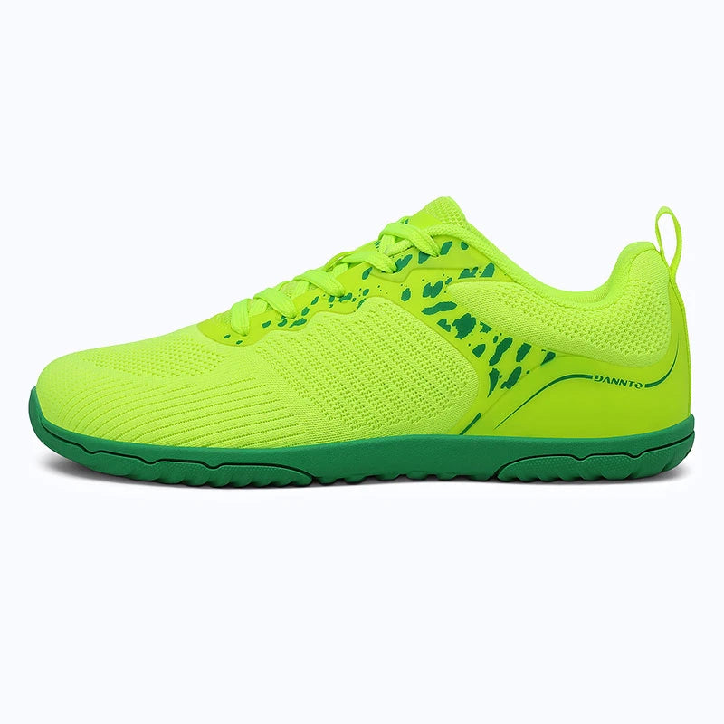 Gliss II Pro - green wide toe box barefoot shoes for women shown from the side