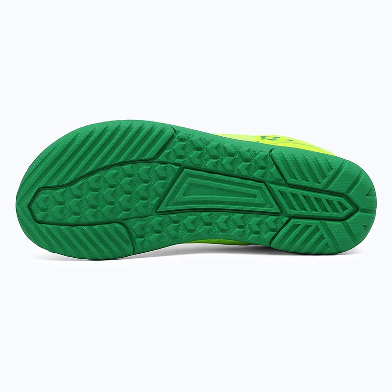 Gliss II Pro- green wide toe box barefoot shoes for women shown from the bottom